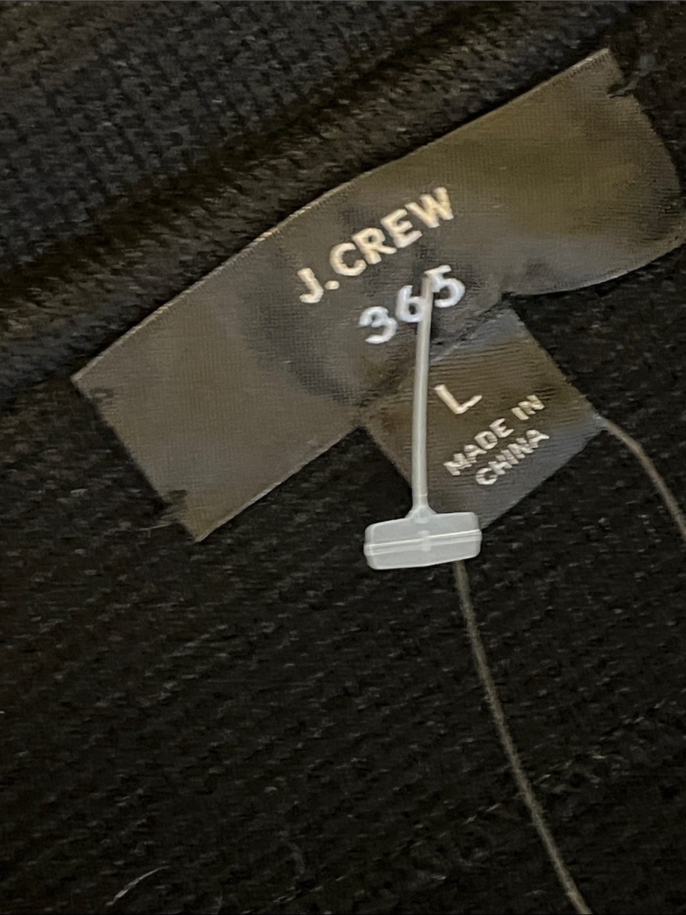 J. Crew 365 Schoolboy Sweater Blazer in Black size large - Picture 8 of 8
